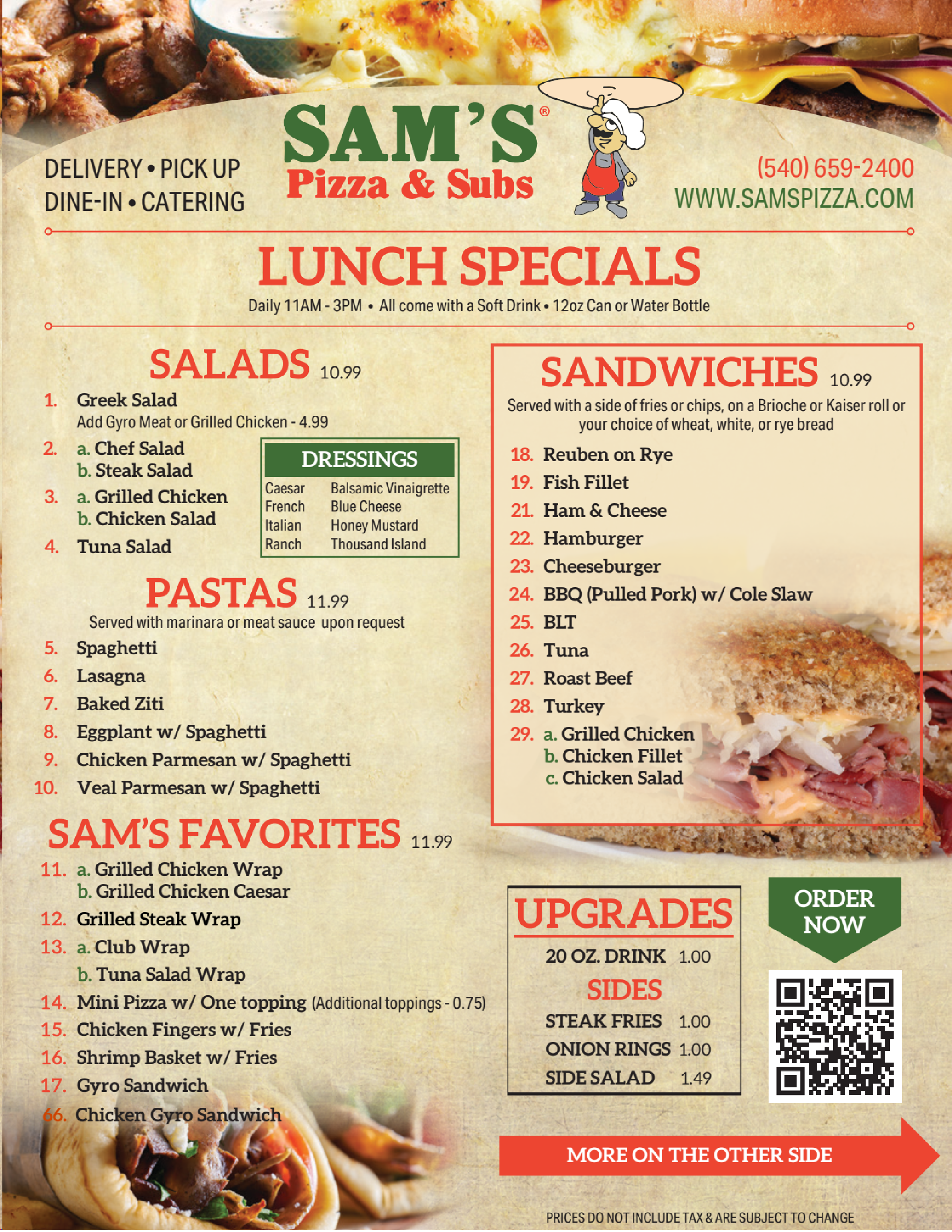 Sam s Pizza North Stafford